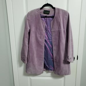DANIER Purple Leather Jacket
